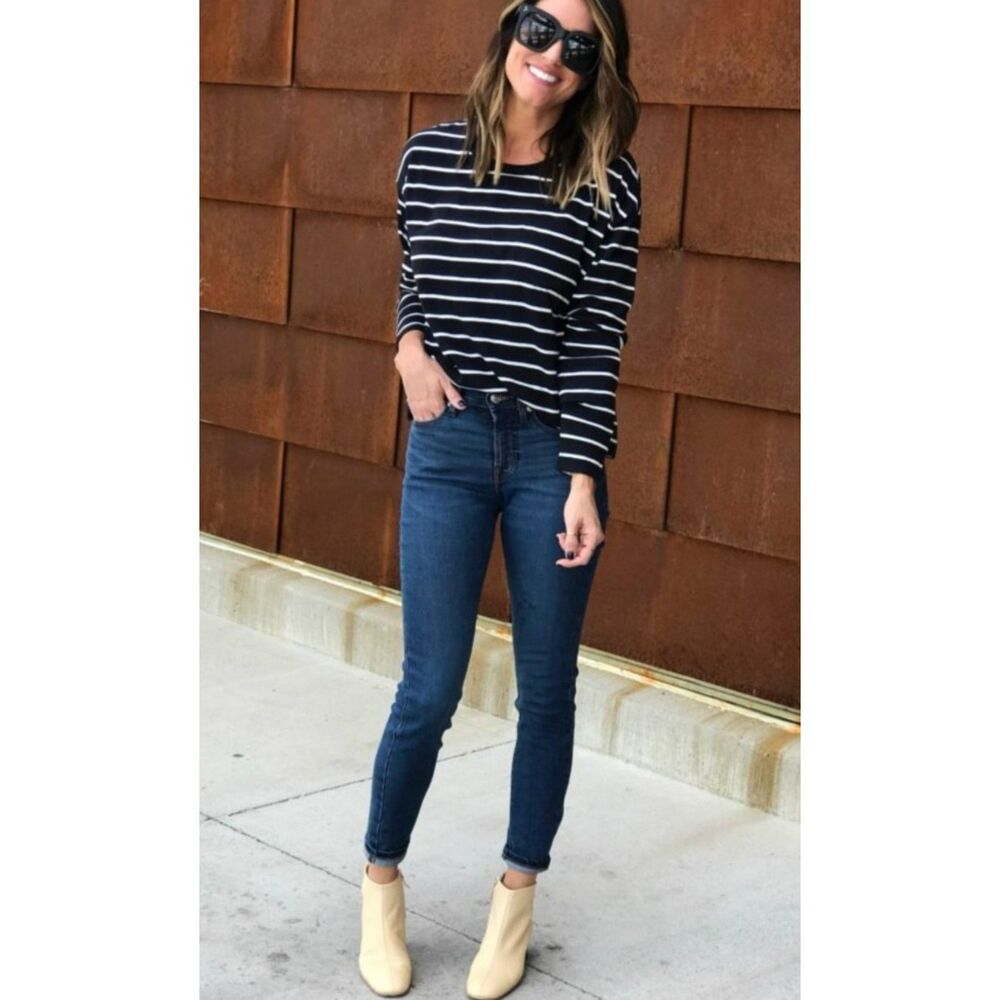 EVERLANE "THE HIGH RISE SKINNY JEAN" DARK WASH SIZE 31 ANKLE